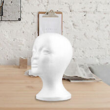 Female Head Model Lightweight Convenient Foam Mannequin Head Wigs Display Handy