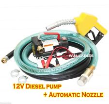 New 12v Diesel Fuel Transfer Pump 11 Gmp W Automatic Nozzle 12 Hose