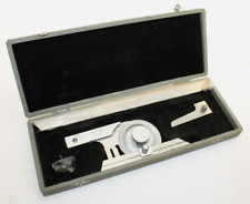 Vintage Pm Universal Bevel Protractor 6 12 Machinist Japan Gage Angle Wcase