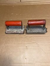 Lot Of 2 Vintage Concrete Edgers Mikes Craft Tools No. 25a26a Masonry Hand Tool