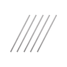 Uxcell 3mm X 100mm 304 Stainless Steel Solid Round Rod For Diy Craft - 5pcs
