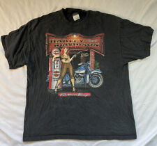 Vintage 90s Harley Davidson Gas Pump Xl Shirt