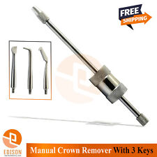 Dental Crown Remover 3 Manual Tips Bridge Removal Restoration Instruments