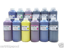 12x500ml Nd Pigment Ink For Canon Wide-format Printer Ipf8000 8100 Ipf9000 9100