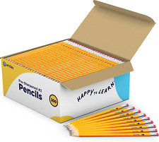 2 Pencils Bulk - 300 Pack Pre-sharpened Wood-cased Pencils In Bulk With Latex-