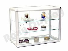 Glass Countertop Display Case Store Fixture Showcase With Front Lock Sc-kdtop