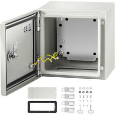 Vevor 8 X 8 X6 Carbon Steel Electrical Enclosure Ip65 Wall Mount Junction Box