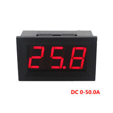 Red Led Display Dc Digital Ammeter Current Panel Meter Ampere Meter Dc 0-50.0a