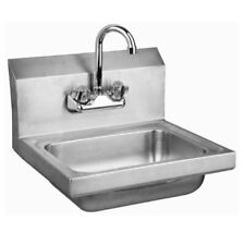Wall Mounted Hand Sink With Faucet