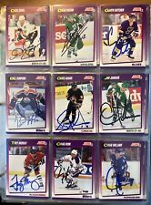 1991 Score Hockey Signed Autographed Cards
