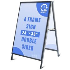 A-frame Sidewalk Sign Heavy Duty Sandwich Board Sign Display Stand For Business