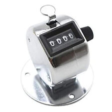 4 Digit Number Dual Clicker Golf Hand Tally Counter Metal Case With Base
