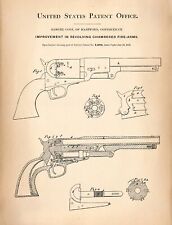 Decor Poster Of Vintage Patent.1850 Colt Gun.room Office Home Art Design.6804