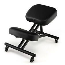 Mobile Ergonomic Kneeling Chair Adjustable Stool Memory Foam Angled Seat