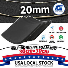 4sheets Black Adhesive Foam Padding Closed Cell Foam Sheet 45 Thick 12x12