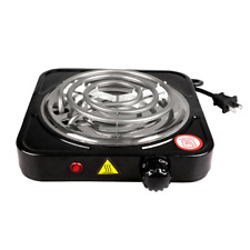 1000w Portable Single Electric Burner Hot Plate Camping Stove Stainless 110v