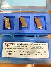 Shape-master Cbn Indexable Inserts Ng 3062lth Sm720 Quantity 3 Diamond Tip