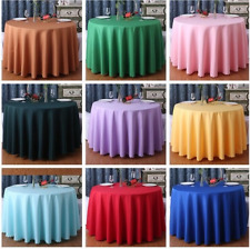 Tablecloth Round Table Cloth Wedding Party Restaurant Banquet Decor Table Cover