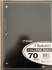 70 Sheet Notebook College Ruled