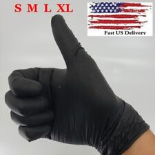 100box Black Nitrile Gloves 4 Mil Powder Latex Free Examgrade Gloves