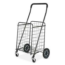 Adjustable Steel Rolling Multi-use Shopping Trolley Cart Basket Laundry Grocery