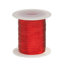 28 Awg Gauge Enameled Copper Magnet Wire 2 Oz 253 Length 0.0135 155c Red