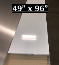 49 X 96 White Aluminum Sheet Flat .030 Thick - Cargo Trailer Repair Etc.
