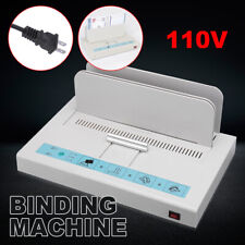 Electric Hot Melt Glue Binding Machine A4 Paper Book Binder 50mm Thickness Max