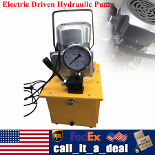 Electric Driven Hydraulic Pump Single Acting Manual Valve 750w110v