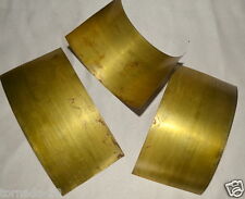 3 Brass Sheet Metal Tooling Foil 3x6x.005 5mil 36 Gauge Patina Craft Steampunk