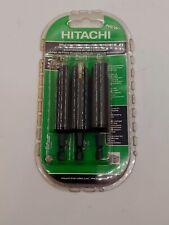 New Hitachi Usa Self-centering 3-pack Plug Cutter Pilot Bits Set 516 38 12