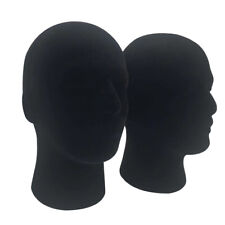 Practical Model Hat Wig Glasses Male Foam Mannequin Head Display Stand Rack