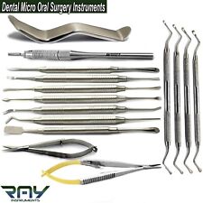 Micro Periodontal Oral Surgery Instruments Kit Dental Surgical Elevators Lucas