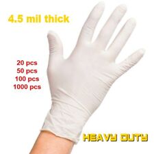Disposable Latex Gloves Heavy Duty 4.5 Mil Powder-free