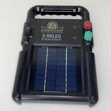 American Farm Works 5 Miles Solar Electric Fence Controller Battery Operated