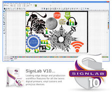 Signlab 10 Design Vinyl Plotter Cutting Vector Image Layout Windows Program