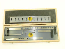 Fowlersylvac4 Piece Holder Set With Stand For Z-cal Ii Height Gage