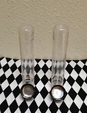 20 Clear Plastic Test Tubes With Caps 20mm X135mm75ml
