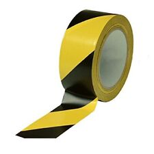 Black Yellow Hazard Warning Safety Stripe Tape 2x 108 Ft Safety Tape