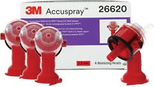 3m Accuspray Paint Spray Gun Nozzle Refills For Pps 2.0 26620 2 Mmred 4 Pk