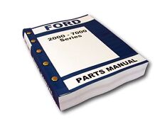 Ford 2000 3000 4000 5000 7000 Series Tractor Parts Manual Catalog