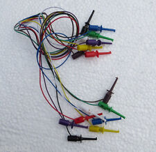 8 Pcs Mini Grabber Ic Test Lead Jumper 8 Color