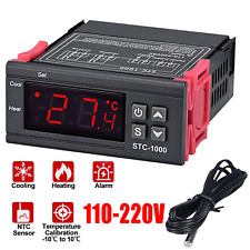 Stc-1000 Digital Temperature Controller Thermostat W Sensor Ac 110v Universal