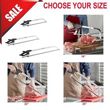 Variations Commercial Butcher Stainless Steel Hand Meat Saw W 10 Tpi Steel Blade