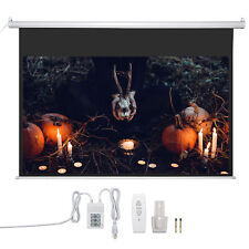 92 169 Electric Auto Motorized Projector Screen Projection With Remote Control