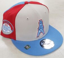 Houston Oilers 2023 Nfl New Era 9fifty Historic Logo Sidepatch Snapback Hat Cap