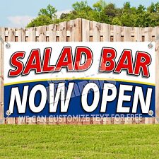 Salad Bar Now Open Advertising Vinyl Banner Flag Sign Many Sizes