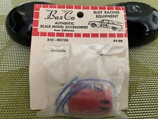 124 Buzco X10 F-16 Style Early Slot Car Motor New Old Stock Vintage M