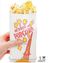 50 Premium Popcorn Bags 1 Oz Leak Proof Bags Party Supply Movie Night Sleepover