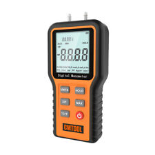 Lcd Digital Manometer Differential Pressure Gauge Hvac Air Gas Pressure Meter